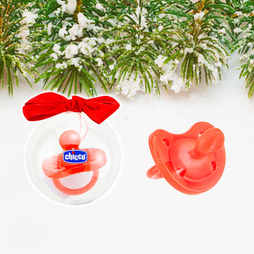 CHICCO Soother: Physio Soft Red Sil 0-6m 1 pc